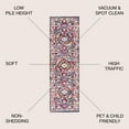 thumbnail image 3 of JONATHAN Y MODERN PERSIAN 2 x 8 Runner Rug, Boho Floral - Multi/Purple, MDP200A-28, 3 of 9