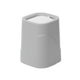 thumbnail image 3 of Small Trash Can with Lid, Mini Trash Can for Bathroom, Office and Bedroom, Small Bathroom Garbage Can with Swing Top, Compact Waste Basket for Desk, Dorm & Home, Gray - Xuniizn, 3 of 7