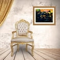 thumbnail image 3 of Stephen Chambers 18x15 Gold Ornate Wood Framed With Double Matting Wall Art Titled - Smoking Beatles, 3 of 6