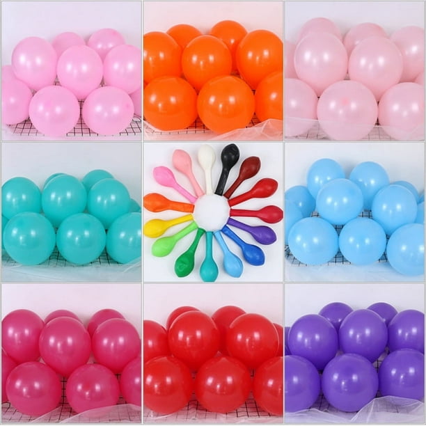 Globo mate de imitación de 1,8 g, diseño de escena mate americano de 10 pulgadas, globo decorativo para fiestas y bodas