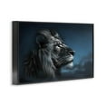 thumbnail image 4 of Stupell Industries Intense Gazing Lion Animals & Insects Painting Black Framed Art Print Wall Art, 24 x 16, 4 of 10