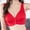 Red, variant on SCSAlgin Bralettes for Women with Support Plus Size Front Closure Comfortable Bra Full Coverage No Underwire Daily Bralette