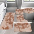 thumbnail image 4 of Meitianfacai Mixed Colors Bath Mats 5 Set Bathroom Rugs For 5 Pcs Toilet Mats Universal Soft Comfortable Water Absorption Non-Slip Thick Machine Washable Easy Dry Dark Color, 4 of 8