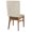 Beige, variant on Beige Solid Chair Back Covers Set of 6 Minimalist Cloth Cream Khaki Linen Texture Rustic Removable Dining Chair Slipcovers Washable Seat Protector for Restaurant Party Banquet Kichen Decor