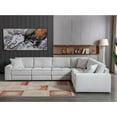 thumbnail image 2 of Roundhill Furniture Breton Contemporary 6-Piece L-Sectional Sofa, 2 of 10