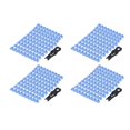 thumbnail image 1 of 400 Pcs Blue RJ45 Port Ethernet LAN Hub Anti Dust Cover Plug Cap Blockout Protector with Proprietary Lock and Key, 1 of 5