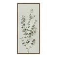 thumbnail image 2 of Kate and Laurel Sylvie Eucalyptus Botanical I Framed Canvas Wall Art by The Creative Bunch Studio, 18x40 Panel Gold, Decorative Plant Art, 2 of 6