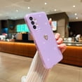 thumbnail image 5 of Compatible with Samsung Galaxy A13 4G Case,Love Heart Pattern Design Soft TPU Shockproof Protective Case Bling Sparkly Glitter Cover for Samsung Galaxy A13 4G-Purple, 5 of 7
