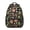 Baseballs Gloves Black, variant on Softballs and Text Black Pattern Backpack for School, Cute School Bag with Adjustable Shoulder Straps and Padded Back, 15.3"x11"x6.7"