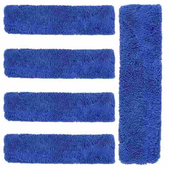 Kleen Handler 12" Replacement Microfiber Window Cleaning Sleeves (5 Pack) – Reusable & Washable Squeegee Refills for Glass & Window Cleaner Tools
