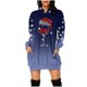 thumbnail image 2 of Vestido corto de sudadera con capucha y bolsillos con estampado navideño para mujer informal a la moda Pompotops  hdfakjf443, 2 of 6