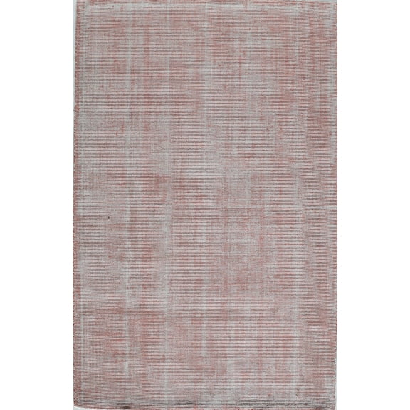 Rugs America Sandra 6195B Stonewash Crimson Solid Contemporary Red Area Rug, 8'x10'