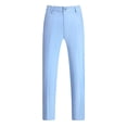 thumbnail image 1 of SHIXIAOO Men's Classic Veneer Crease Flat Head Chinos Mature Men's Straight Leg Pants, 1 of 3