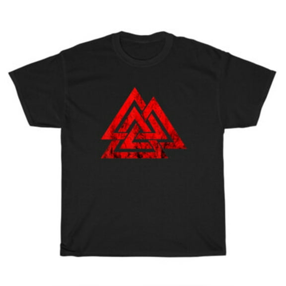 Velto Valknut Symbol Nordic Viking Odin Sign Wicca Norse Mythology T-Shirt Unisex Gift All Size S-5XL