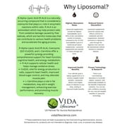 Vida Lifescience Aurora Nutrascience, Mega-Liposoma R-Alpha Lipoic Acid+ 750 mg with Vitamin C 16 oz Liquid