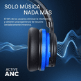 thumbnail image 3 of Audífonos Bluetooth  Con Cancelación De Ruido Azul/Negro, 3 of 5