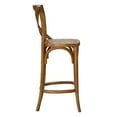 thumbnail image 5 of Counter Stool Chair, Walnut, Wood, Bar Pub Cafe Bistro Dining Kitchen Hospitality Restaurant, Modern Contemporary HB33942, 5 of 11