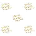 thumbnail image 2 of maskred 17Pcs Stylish Stainless Steel Ear Earrings Jewelry Nose Rings Gold 5Set, 2 of 6