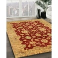 thumbnail image 2 of Ahgly Company Indoor Square Abstract Orange Abstract Area Rugs, 3' Square, 2 of 6