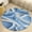 Flannel-2, variant on Modern Abstract Round Area Rugs for Bedroom Living Room, 5FT Soft Indoor Circle Carpets, Carpet Home Decor Floor Mat