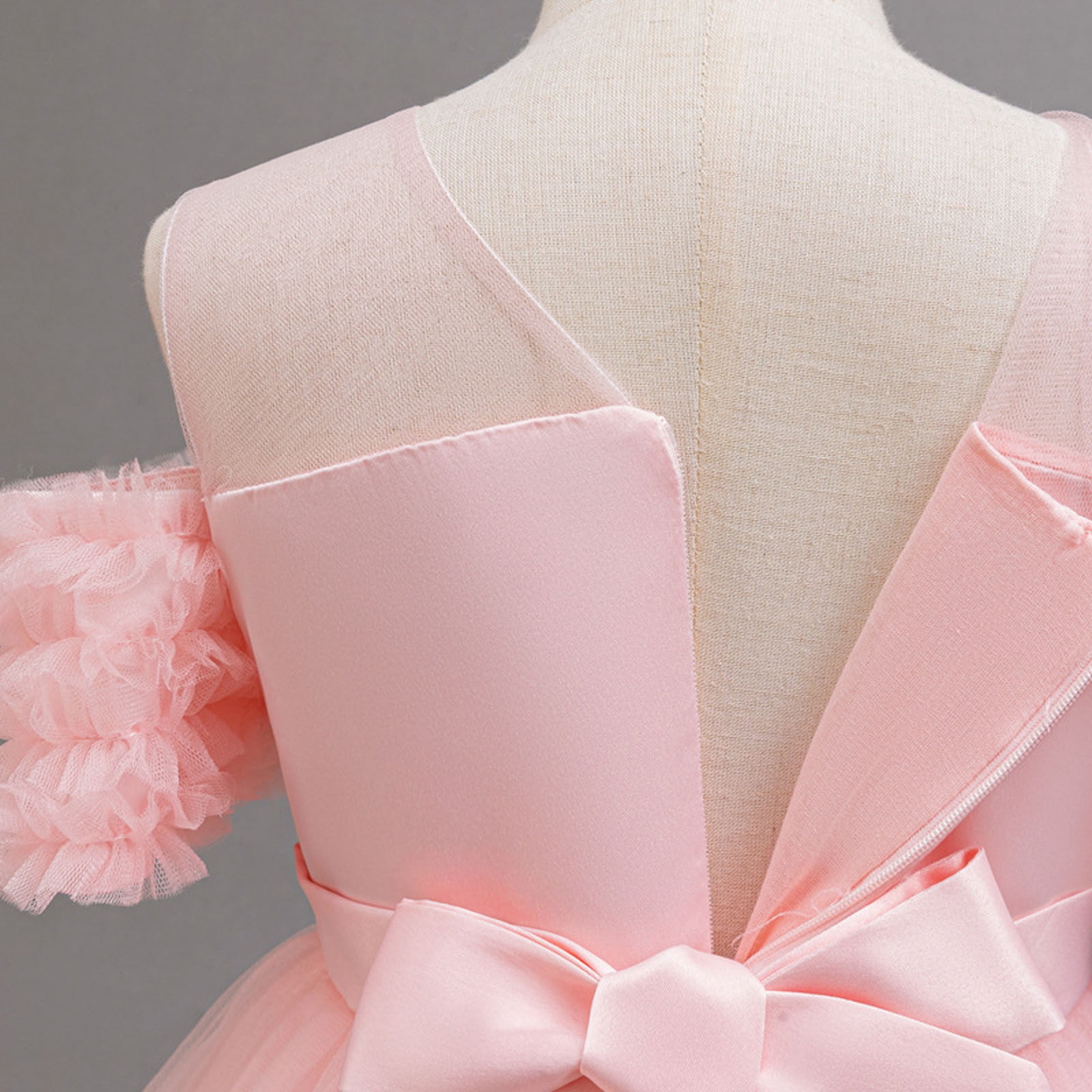 ATOGUTA Tween Dresses Tulle Dress Tutu Birthday Princess Dresses Formal Photoshoot Outfit Summer Clothes Size 3T-12, Pink