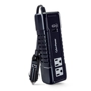 CyberPower M175XUC - 175W Black Power Inverter with 2 AC Outlets, 1 USB-C & 1 USB-A Port, 2.5 ft Cord