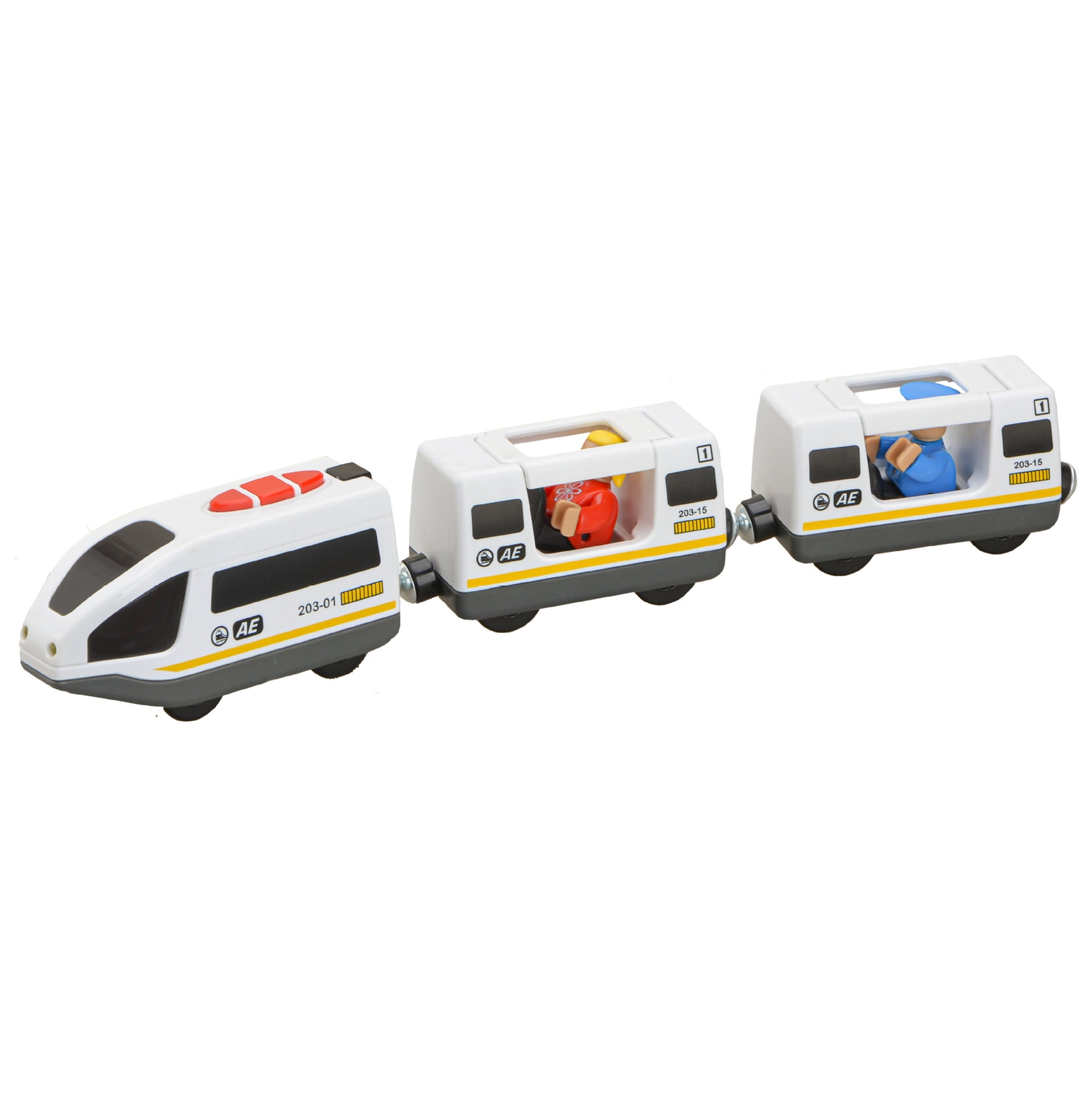 Battery Operated Train for Wooden Train Track Set Toys High Speed for