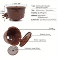 thumbnail image 3 of 7pcs Reusable Coffee Capsule Filter Cup For Nescafe Dolce Gusto Refillable Caps Spoon Coffee Strainer Tea Basket Kitchen Accessories, 3 of 4