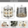 thumbnail image 2 of Yayeee Ashtray with Lid for Cigarette Smokeless Stainless Steel Home Ash Holder, White and Black, 2 of 7