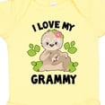 thumbnail image 4 of Inktastic Cute Sloth I Love My Grammy with Green Leaves Boys or Girls Baby Bodysuit, 4 of 5