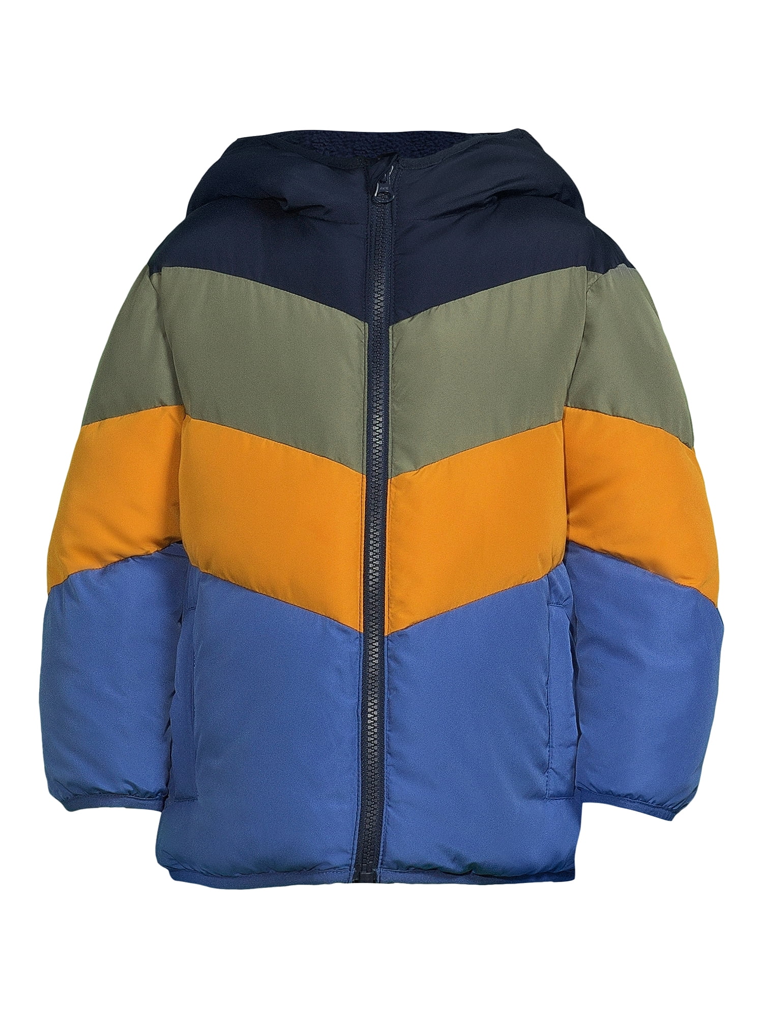 Swiss Tech Baby and Toddler Boy Heavyweight Puffer Jacket, Sizes 12M-5T