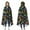 Red Mushroom Black, variant on Wearable Blanket,Colorful Mushroom Decor Teal Pattern Hooded Wearable Flannel Blanket for Adults & Teens,Winter Poncho Shawl Wrap Cape Cozy Anti-Pill,60"x80"
