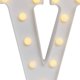thumbnail image 3 of Inteprter Número 3D Visual LED Luz de noche Lámpara de escritorio Fiesta de cumpleaños Regalo para niños Iluminación y accesorios letra V Inteprter LED1555-22B, 3 of 4