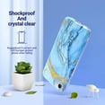 thumbnail image 5 of ULAK iPhone SE 3 5G 2022 Case, iPhone SE 2 2020 Case, iPhone 8 7 Case, Cute Slim Bumper Phone Case for iPhone SE 3rd 2nd Generation/8/7 for Girls Women, Blue Marble, 5 of 7