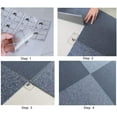 thumbnail image 4 of 20Pcs Carpet Square Tiles 20'' x 20'' Commercial Heavy Duty Carpets Squares Cuttable Carpet Floor Tile Washable for Home Office Hotel, Light Gray, 20 Tiles/53.8 sq Ft, 4 of 18