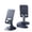 Black, variant on Adjustable Folding Desktop Tablet Stand with 360 Degree Rotating Base and Stable Weighted Bottom for Home Office and Live Streaming, Black