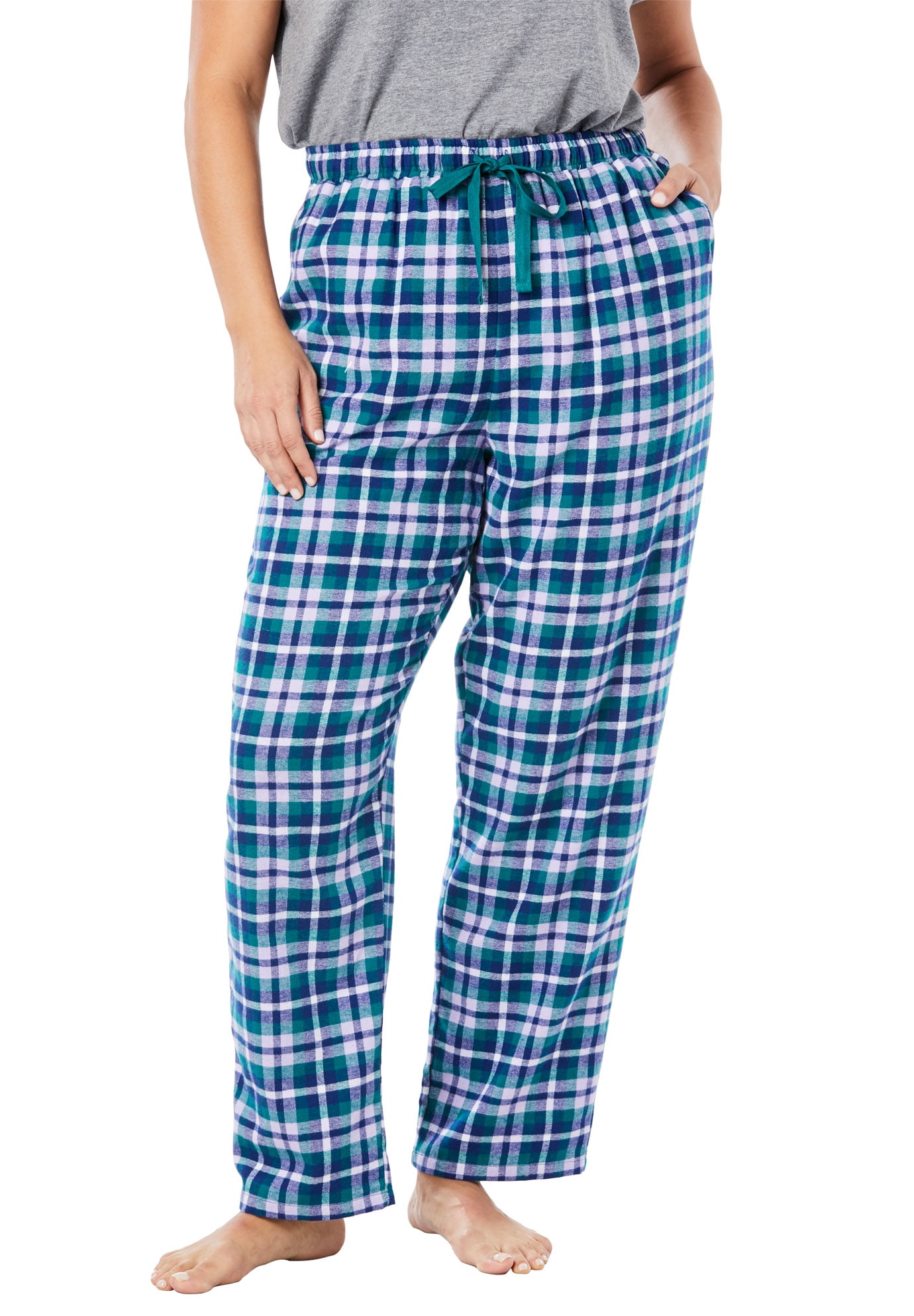 Cotton Flannel Pants Pajama Bottoms 