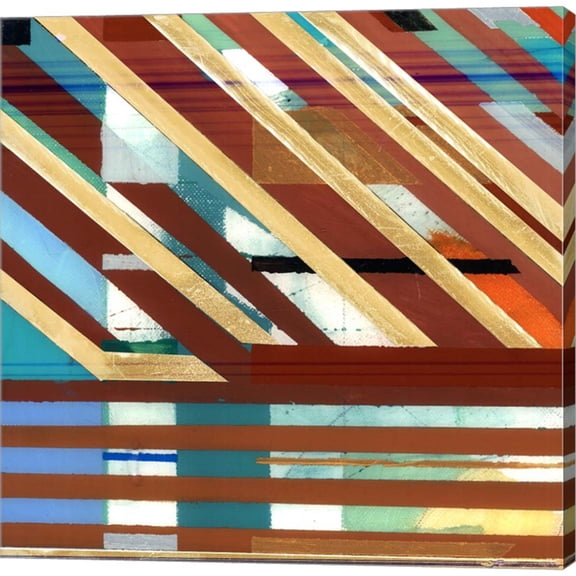 Great Art Now Zig Zag I by Bellissimo Art, Canvas Wall Art, 24W x 24H