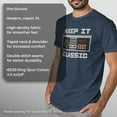 thumbnail image 6 of Men's Nintendo NES Classic Controller Graphic Tee Navy Blue Heather Medium, 6 of 8