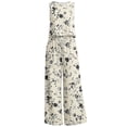 thumbnail image 5 of TaTaai Two Piece Sets for Women Floral Print Sleeveless Top Wide Leg Pants Drawstring Waist Loose Casual Summer Outfits, 5 of 6