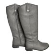 thumbnail image 4 of Nature Breeze Racho-01 Shaft Button Down Women's Classic Knee High Riding Boots GREY 8, 4 of 4