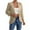 02-Khaki, variant on Cardigan Sweaters for Women Summer Lightweight Open Front Cardigans Netted Knit Ruffle Half Sleeve Cover Ups 01-Black M