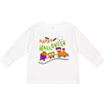 thumbnail image 3 of Inktastic Happy Halloween- Train with Pumpkins, Bats, Cat,and Ghost Boys or Girls Long Sleeve Toddler T-Shirt, 3 of 5