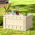 thumbnail image 3 of Spacious Storage Bin with Excellent Load Bearing, Easy Assembly and Wheels, Stackable Storage Bin for Clothes and More, Folding Box for Home and Outdoor Organization, 3 of 7
