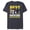 Navy Heather, variant on Best Vacation in the Galaxy Family Group Trip - Short Sleeve Blended T-Shirt for Adults - Customized-Yellow