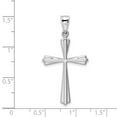 thumbnail image 3 of 14k White Gold Polished Cross Pendant, 3 of 3