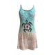 thumbnail image 4 of Vestido de playa para mujer Tirantes sin mangas casuales sueltos con estampado de verano Pompotops  qyievc1289, 4 of 6