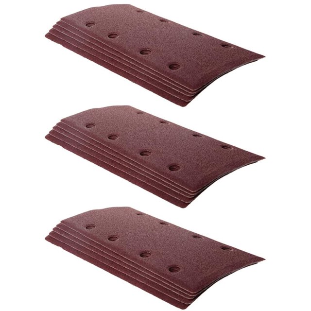 Sanding Sheet Sander Sandpaper Hook and Loop Pads 8 Hole 15pcs(120 Grits)