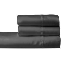 ABORN 3PC Bedsheet 800 Thread Count 100% Egyptian Cotton 12" Deep Pocket Dark Gray, King