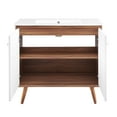 thumbnail image 6 of Modway Transmit 36" Bathroom Vanity in Walnut White, 6 of 10